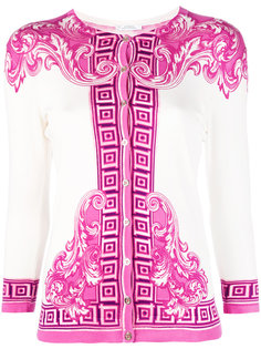 arabesque print cardigan Versace Collection