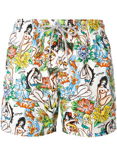 Gustavia Hula Hoop swim shorts  Mc2 Saint Barth