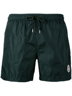 logo plaque swim shorts Moncler