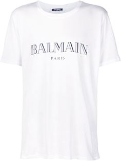 футболка с принтом логотипа Balmain