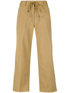 flared cropped trousers Aspesi