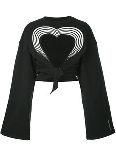 cutout heart cropped sweatshirt Y / Project