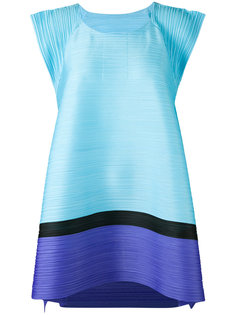 contrast hem top Pleats Please By Issey Miyake