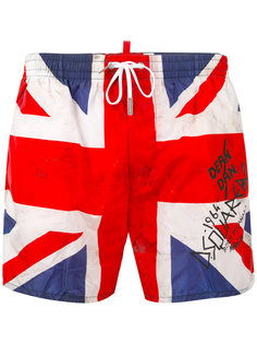 шорты для плавания Union Jack Dsquared2