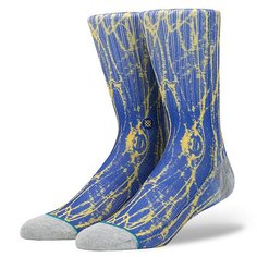Носки средние Stance Squad Thompson Scribbles Blue