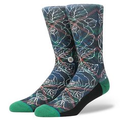 Носки средние Stance Squad Wade Floral Plaid Navy