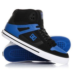 Кеды кроссовки высокие DC Spartan High Wc Black/Blue/White