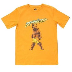 Футболка детская Quiksilver Bearwatch Tees Orange Pop