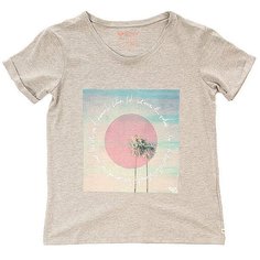 Футболка детская Roxy Rollydollypalms Tees Heritage Heather