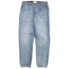 Штаны прямые детские Roxy Make Pant Med Blue Wash