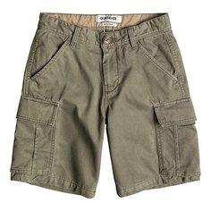 Шорты классические детские Quiksilver Everycargoawyou Dusty Olive