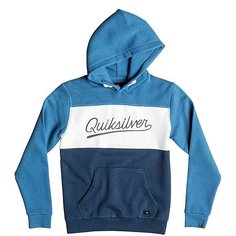 Толстовка кенгуру детская Quiksilver Dark Water Out Otlr Federal Blue