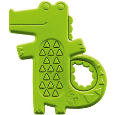 Погремушка-прорезыватель Крокодильчик, Fisher Price Mattel