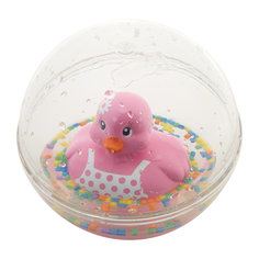 Развивающая игрушка Уточка с плавающими шариками, розовая, Fisher Price Mattel