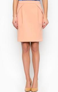 Бежевая юбка оригинального кроя Patrizia Pepe