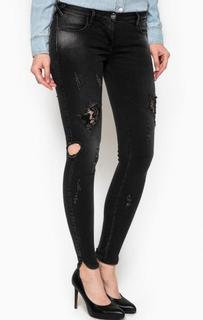 Рваные джинсы скинни MET