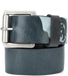 Бирюзовый кожаный рюкзак Diesel