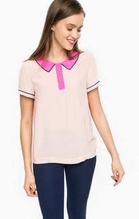 Розовая блуза с короткими рукавами Tommy Hilfiger