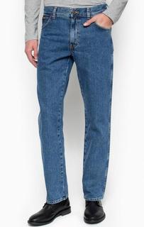 Синие джинсы прямого кроя Wrangler