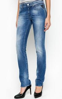 Синие джинсы прямого кроя Replay
