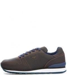 Летние текстильные кроссовки Armani Jeans