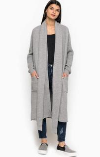 Серый кардиган из акрила Glamorous