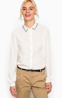 Рубашка с декором на воротнике Maison Scotch