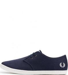 Текстильные кеды на шнуровке Fred Perry