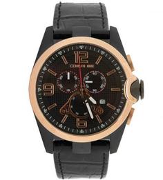 Часы с циферблатом круглой формы Cerruti 1881