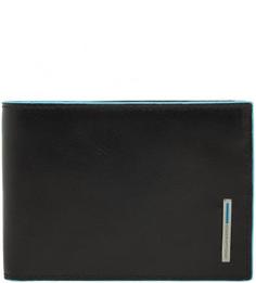 Черное кожаное портмоне Piquadro