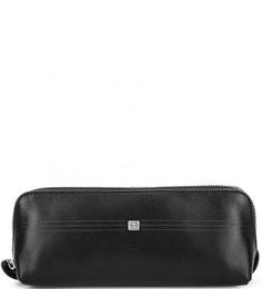 Кожаная косметичка на молнии Sergio Belotti