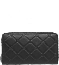 Стеганый кошелек из натуральной кожи Gianni Conti