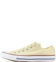 Текстильные кеды молочного цвета Converse