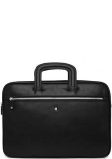 Черная кожаная папка Sergio Belotti