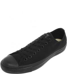 Черные текстильные кеды Converse