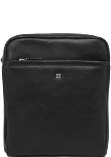 Маленькая кожаная сумка с одним отделом на молнии Sergio Belotti