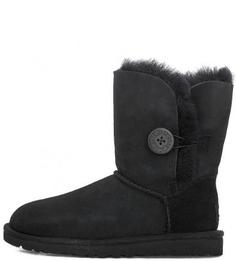 Черные замшевые полусапоги UGG Australia