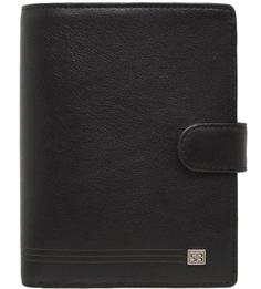 Черное кожаное портмоне Sergio Belotti