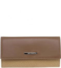 Кожаный кошелек с двумя отделами для купюр Gianni Conti