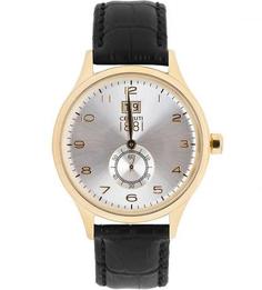 Кварцевые часы с кожаным браслетом Cerruti 1881