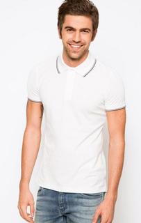 Футболка поло белого цвета Armani Jeans