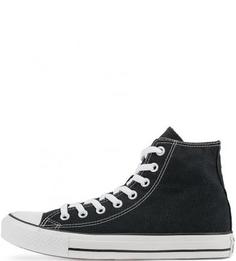 Высокие текстильные кеды с контрастной строчкой Converse