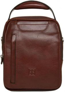 Коричневый планшет из натуральной кожи Sergio Belotti