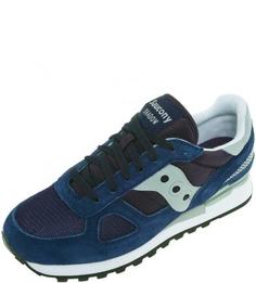 Синие кроссовки с вкладной стелькой Saucony