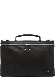 Кожаный портфель с плечевым ремнем Sergio Belotti