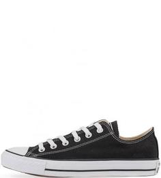 Черные текстильные кеды Converse