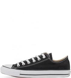 Черные текстильные кеды Converse