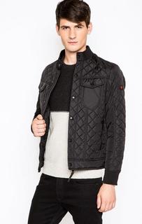 Стеганая черная куртка Strellson