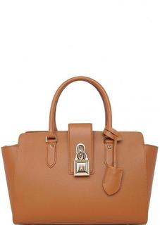 Коричневая сумка из натуральной кожи Patrizia Pepe