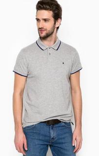 Серая футболка поло с контрастной отделкой Wrangler